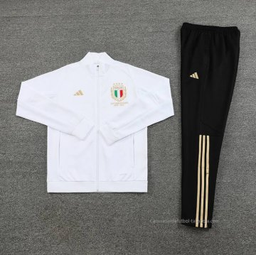 Chandal de Chaqueta del Italia 2023-2024 Blanco