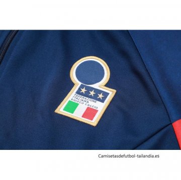 Chandal de Chaqueta del Italia 2024-2025 Azul