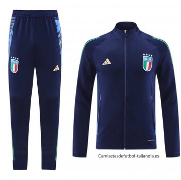 Chandal de Chaqueta del Italia 2024-2025 Azul Chandal de Chaqueta del Italia 2024-2025 Azul