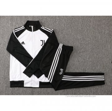 Chandal de Chaqueta del Juventus 2021-2022 Blanco y Negro