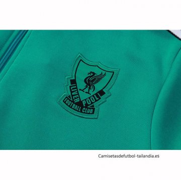 Chandal de Chaqueta del Liverpool Nino 2025-2026 Verde