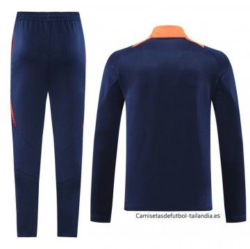 Chandal de Chaqueta del Manchester United 2024-2025 Azul