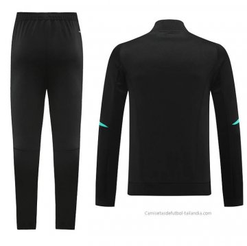 Chandal de Chaqueta del Manchester United Nino 2023-2024 Negro
