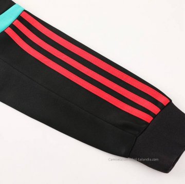 Chandal de Chaqueta del Manchester United Nino 2023-2024 Negro