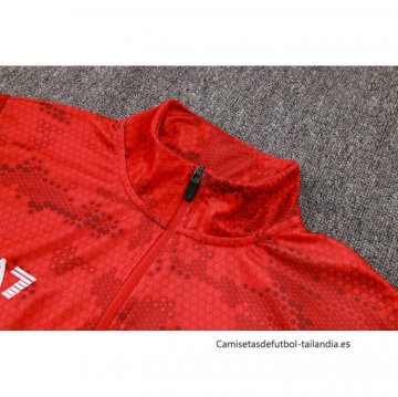 Chandal de Chaqueta del Napoli Nino 2024-2025 Rojo