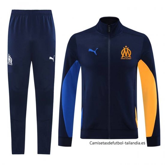 Chandal de Chaqueta del Olympique Marsella 2024-2025 Azul - Haga un click en la imagen para cerrar