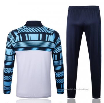 Chandal de Chaqueta del Olympique Marsella 2022-2023 Azul y Blanco