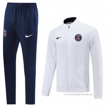 Chandal de Chaqueta del Paris Saint-Germain 2022-2023 Blanco