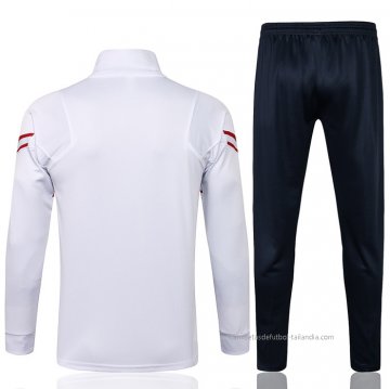 Chandal de Chaqueta del Paris Saint-Germain 2021-2022 Blanco