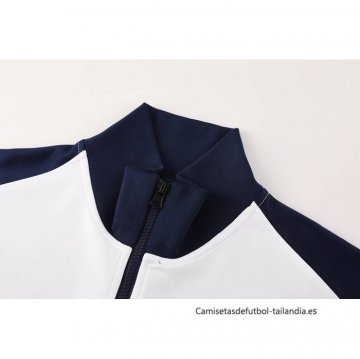 Chandal de Chaqueta del Paris Saint-Germain 2024-2025 Blanco
