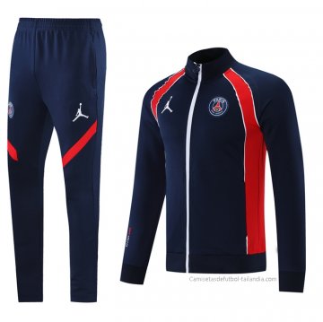 Chandal de Chaqueta del Paris Saint-Germain Jordan 2021-2022 Azul