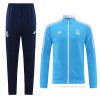 Chandal de Chaqueta del Real Madrid 2021-2022 Azul Chandal de Chaqueta del Real Madrid 2021-2022 Azul
