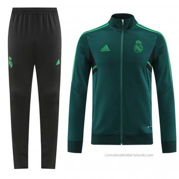 Chandal de Chaqueta del Real Madrid 2022-2023 Verde Chandal de Chaqueta del Real Madrid 2022-2023 Verde