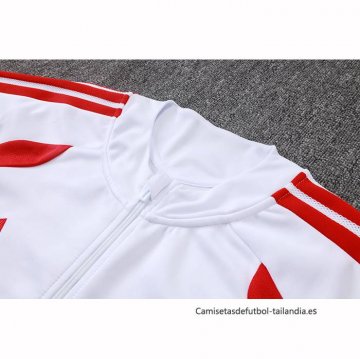 Chandal de Chaqueta del SC Internacional Nino 2026-2027 Blanco
