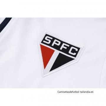 Chandal de Chaqueta del Sao Paulo 2024-2025 Blanco