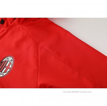 Chandal de Rompevientos del AC Milan 2021 Rojo