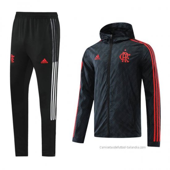 Chandal de Rompevientos del Flamengo 2022-2023 Negro - Haga un click en la imagen para cerrar
