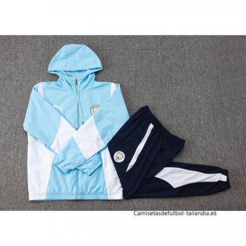 Chandal de Rompevientos del Manchester City 2024-2025 Azul