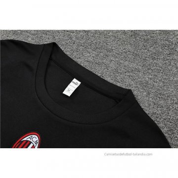 Chandal de Sudadera del AC Milan 2022 Negro