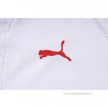 Chandal de Sudadera del AC Milan 2023-2024 Blanco