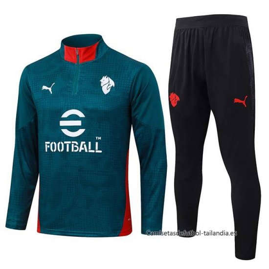 Chandal de Sudadera del AC Milan 2025-2026 Verde - Haga un click en la imagen para cerrar
