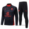 Chandal de Sudadera del AC Milan Nino 2025-2026 Negro
