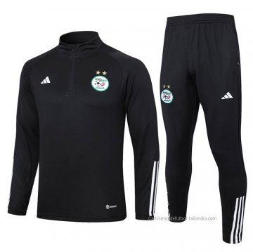 Chandal de Sudadera del Argelia 2023-2024 Negro Chandal de Sudadera del Argelia 2023-2024 Negro