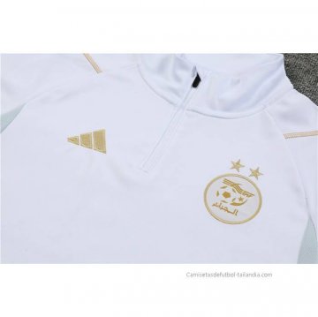 Chandal de Sudadera del Argelia Nino 2023-2024 Blanco