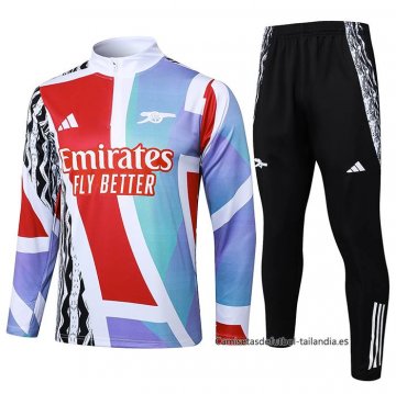 Chandal de Sudadera del Arsenal 2024-2025 Rojo y Blanco Chandal de Sudadera del Arsenal 2024-2025 Rojo y Blanco