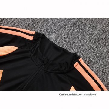 Chandal de Sudadera del Arsenal 2026-2027 Negro Naranja