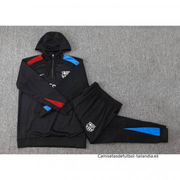 Chandal de Sudadera del Barcelona 2024-2025 Negro
