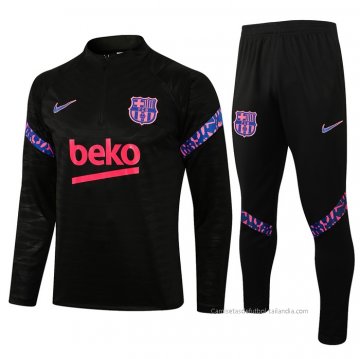 Chandal de Sudadera del Barcelona 2021-2022 Negro Chandal de Sudadera del Barcelona 2021-2022 Negro