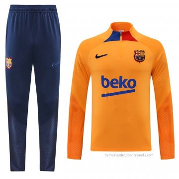 Chandal de Sudadera del Barcelona 2022-2023 Naranja Chandal de Sudadera del Barcelona 2022-2023 Naranja