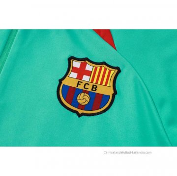Chandal de Sudadera del Barcelona 2023-2024 Verde Claro