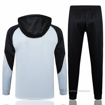 Chandal de Sudadera del Barcelona Nino 2023-2024 Gris