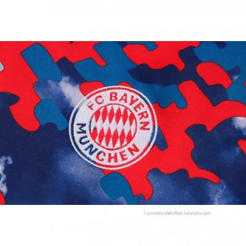 Chandal de Sudadera del Bayern Munich 2021 Azul y Rojo