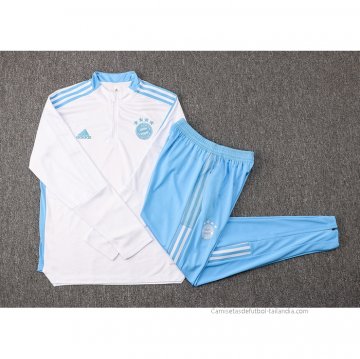 Chandal de Sudadera del Bayern Munich 2021-2022 Blanco