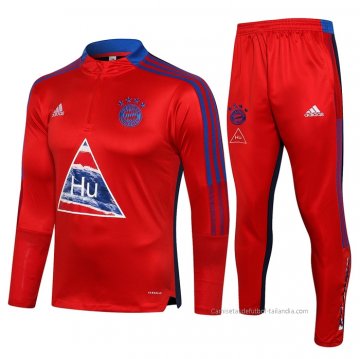 Chandal de Sudadera del Bayern Munich 2021-2022 Rojo Chandal de Sudadera del Bayern Munich 2021-2022 Rojo