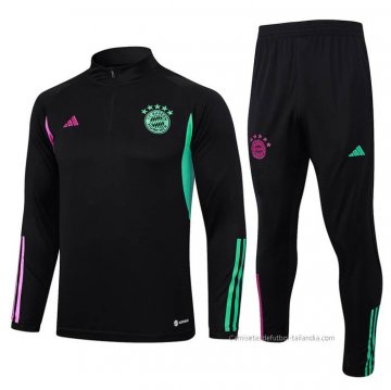 Chandal de Sudadera del Bayern Munich 2023-2024 Negro Chandal de Sudadera del Bayern Munich 2023-2024 Negro