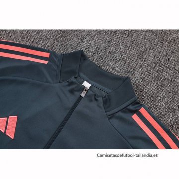 Chandal de Sudadera del Bayern Munich 2025-2026 Gris Naranja