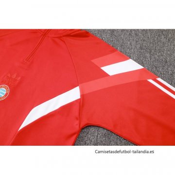 Chandal de Sudadera del Bayern Munich Nino 2024-2025 Rojo