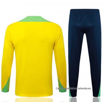 Chandal de Sudadera del Brasil 2024-2025 Amarillo