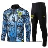 Chandal de Sudadera del Brasil Jesus Nino 2024-2025 Azul Chandal de Sudadera del Brasil Jesus Nino 2024-2025 Azul