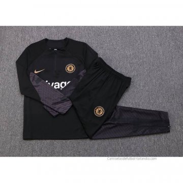 Chandal de Sudadera del Chelsea 2022-2023 Negro