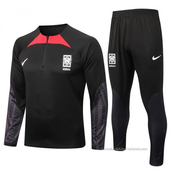 Chandal de Sudadera del Corea del Sur 2022-2023 Negro - Haga un click en la imagen para cerrar