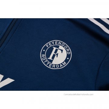 Chandal de Sudadera del Feyenoord 2021-2022 Azul
