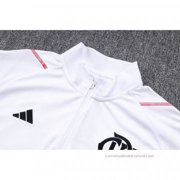 Chandal de Sudadera del Flamengo 2023-2024 Blanco