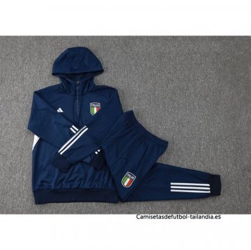 Chandal de Sudadera del Italia 2023-2024 Azul