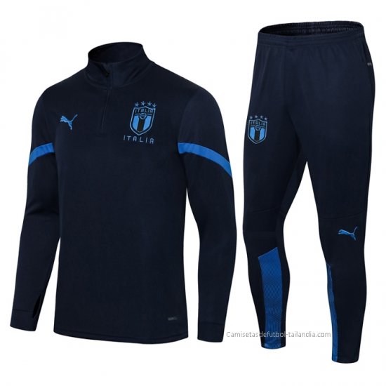 Chandal de Sudadera del Italia 2021-2022 Azul - Haga un click en la imagen para cerrar