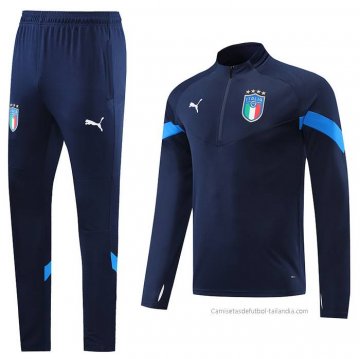 Chandal de Sudadera del Italia 2022-2023 Azul